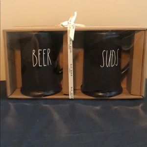 Rae Dunn BEER & SUDS steins